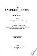 Las insurrecciones en Cuba