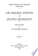 Las mejore páginas de Jacinto Benavente
