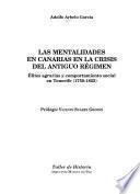 Las mentalidades en Canarias en la crisis del Antiguo Régimen
