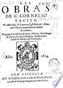 Las obras de C. Cornelio Tacito