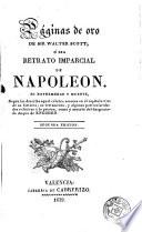 Las Páginas de oro de sir Walter Scott, o sea, Retrato imparcial de Napoleón