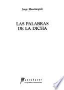 Las palabras de la dicha