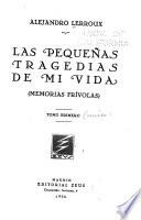 Las pequeñas tragedias de mi vida