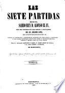 Las siete partidas del sabio rey Don Alfonso el IX