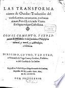 Las Transformaciones de Ouidio