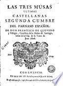 Las Tres musas eltimas castellanas del parnaso español