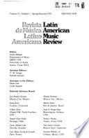 Latin American Music Review