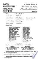 Latin American Theatre Review