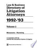 Law & Business Directory of Litigation Attorneys
