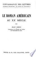 Le Roman Américain Au XXe Siècle
