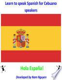 Learn to Speak Spanish for Cebuano Speakers