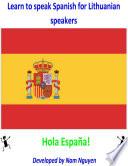 Learn to Speak Spanish for Lithuanian Speakers