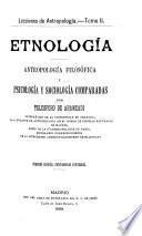 Lecciones de antropología