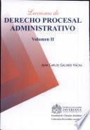 Lecciones de derecho procesal administrativo, Vol. 2