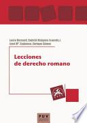 Lecciones de derecho romano