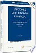 Lecciones de economía española