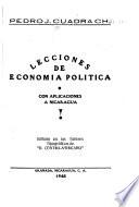 Lecciones de economía política, con aplicaciones a Nicaragua