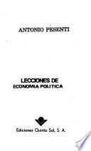 Lecciones de economía política