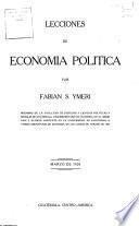 Lecciones de economía política
