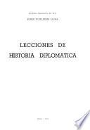 Lecciones de historia diplomática