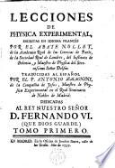 Lecciones de physica experimental escritas en francés