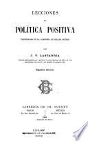Lecciones de política positiva ...