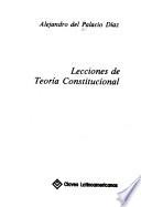 Lecciones de teoría constitucional