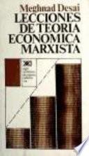Lecciones de teoría económica marxista