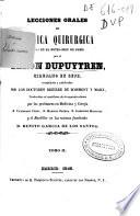 Lecciones orales de clínica quirúrgica dadas en el Hotel-Dieu de Paris