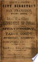 LeCount & Strong's San Francisco City Directory for the Year 1854