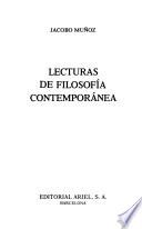 Lecturas de filosofía contemporánea