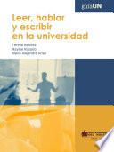 Leer, hablar y escribir en la universidad