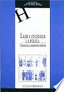 Leer y entender la poesía