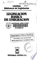 Legislación básica de emigración