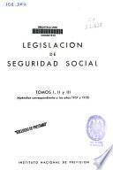 Legislación de seguridad social