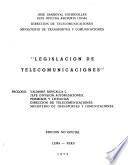Legislación de telecomunicaciones