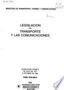 Legislación del transporte y las comunicaciones