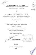 Legislación ultramarina: (445, V p.)
