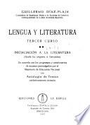 Lengua y literatura: t.] Iniciación a la literatura (desde los origenes a Cervantes)