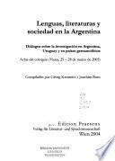 Lenguas, literaturas y sociedad en la Argentina
