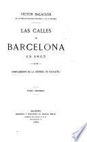 Les calles de Barcelona en 1865