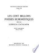 Les cent millors poésies humorístiques de la llengua catalana