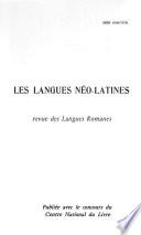 Les Langues néo-latines