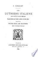 Les luthiers italiens aux XVIIe et XVIIIe siècles