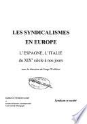 Les syndicalismes en Europe