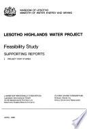 Lesotho Highlands Water Project: I. Project cost studies