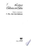 Letras-- cultura en Cuba