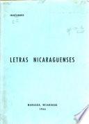 Letras nicaragüeses