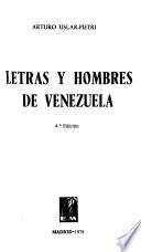 Letras y hombres de Venezuela