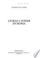 Letras y poder en Roma
